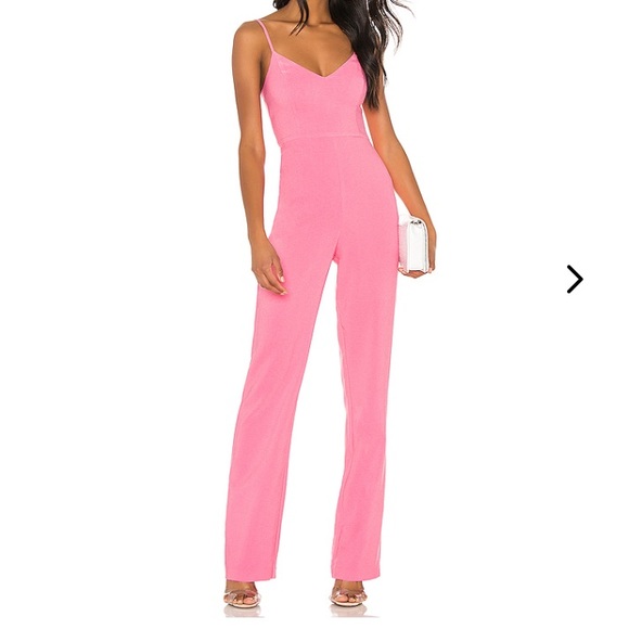 Lovers + Friends Pants - Lovers & Friends Revolve Pink Monroe Jumpsuit